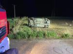 Wypadek w Chróścinie. Auto wypadło z drogi, kierowca pijany
