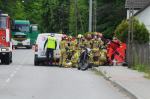 Wypadek z udziałem motocyklisty w Choruli. Lądował śmigłowiec LPR