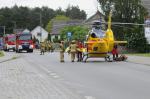 Wypadek z udziałem motocyklisty w Choruli. Lądował śmigłowiec LPR