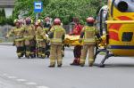 Wypadek z udziałem motocyklisty w Choruli. Lądował śmigłowiec LPR