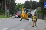 Wypadek z udziałem motocyklisty w Choruli. Lądował śmigłowiec LPR
