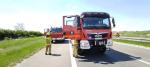 Zderzenie pojazdów na A4. Jedna osoba trafiła do szpitala