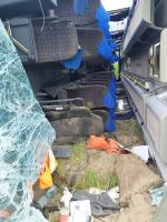 Wypadek autobusu z dziećmi w Jełowej. Rannych 6 dzieci