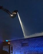 Pożar stodoły w powiecie kędzierzyńsko-kozielskim 