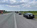 Zderzenie kilku pojazdów na 209 km autostrady A4. Lądował śmigłowiec LPR
