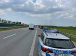 Zderzenie kilku pojazdów na 209 km autostrady A4. Lądował śmigłowiec LPR