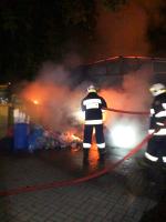 Pożar śmieci w Łambinowicach postawił na nogi dwa zastępy straży