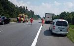 Zablokowana autostrada A4 w kierunku Katowic. Na miejscu lądował śmigłowiec LPR