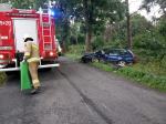 Czołowe zderzenie pojazdów w gminie Baborów. Dwie osoby zostały ranne