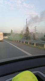 Pożar samochodu osobowego w Strzelcach Opolskich