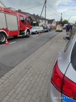 Zderzenie osobówek w Przyworach