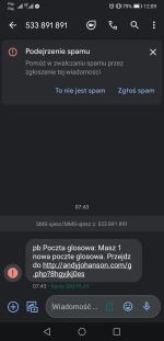 Przyszedł taki SMS? Nie daj się nabrać!