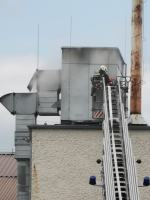 Pożar stolarni w miejscowości Schodnia