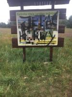 Wulgarne napisy w gminie Popielów. Nagroda za wskazanie sprawcy