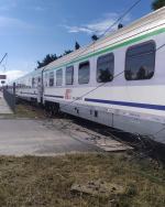 Zerwana trakcja kolejowa na trasie Kędzierzyn-Koźle - Raciborz