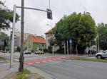 Działają już światła na zmodernizowanym przejściu dla pieszych na ulicy Ozimskiej