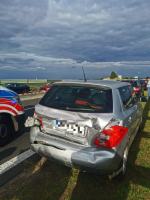 Wypadek na A4. Pijany kierowca ciężarówki wjechał w samochód osobowy