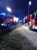 Powiat brzeski: Osobówka uderzyła w słup energetyczny