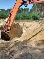 Na terenie leśnictwa Zawada zakopano zbiornik do czerpania wody