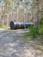 Na terenie leśnictwa Zawada zakopano zbiornik do czerpania wody