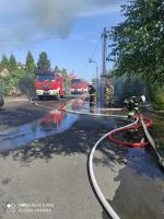 13 zastępów straży gasiło pożar domu w Zdzieszowicach
