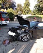 Kędzierzyn-Koźle: Kobieta kierująca bmw uderzyła w mur kamienicy