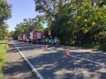 Zderzenie pojazdów na DK38 w powiecie kędzierzyńsko-kozielskim