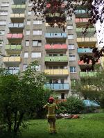 Pożar mieszkania przy ulicy Grota Roweckiego