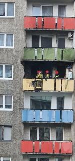 Pożar mieszkania przy ulicy Grota Roweckiego