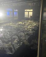 Pożar w Borzysławicach - płonął budynek socjalny