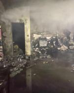 Pożar w Borzysławicach - płonął budynek socjalny