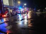 Pożar w budynku wielorodzinnym w Brzegu