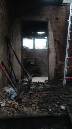 Pożar pustostanu w powiecie nyskim