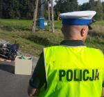 39-letni motocyklista zginął w wypadku w gminie Pokój