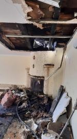 Pożar poddasza w domu jednorodzinnym w Prudniku