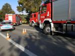 DK 94 zablokowana po zderzeniu 4 samochodów w pobliżu Izbicka