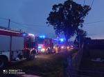 Pożar w budynku jednorodzinnym w powiecie namysłowskim