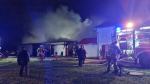 Pożar budynku w Grzędzinie. W akcji ponad 10 zastępów straży 