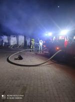 40-latek poważnie poparzony w wyniku pożaru w Szydłowicach. Lądował śmigłowiec LPR