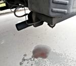 Katastrofalny stan zatrzymanej ciężarówki. Kierowcy odebrano dowód rejestracyjny