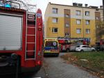 Ewakuacja i działania służb w mieszkaniu na Tatrzańskiej