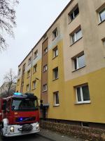 Ewakuacja i działania służb w mieszkaniu na Tatrzańskiej