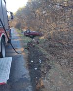 Dachowanie na drodze 423 w powiecie kędzierzyńsko-kozielskim 