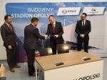 Stadion Opolski staje się faktem. Podpisano umowę 