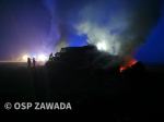 5 zastępów straży gasiło pożar słomy w Zawadzie