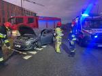 Zderzenie pojazdów na skrzyżowaniu pod CWK w Opolu
