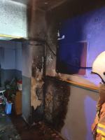 Akcja namysłowskich strażaków. Płonęły wózki dziecięce i choinka