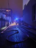 Pożar pustostanu w Strzelcach Opolskich. Ktoś zaprószył ogień