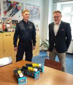 Kolejne urządzenia alcoblow przekazał policjantom Prezydent Opola