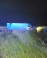 Dachowanie busa w miejscowości Komorno